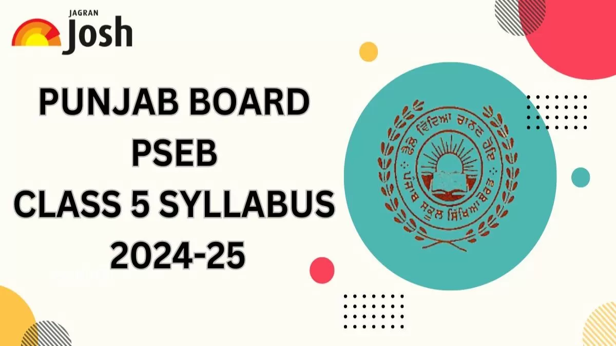 PSEB Class 5 Syllabus 2024-25 PDF