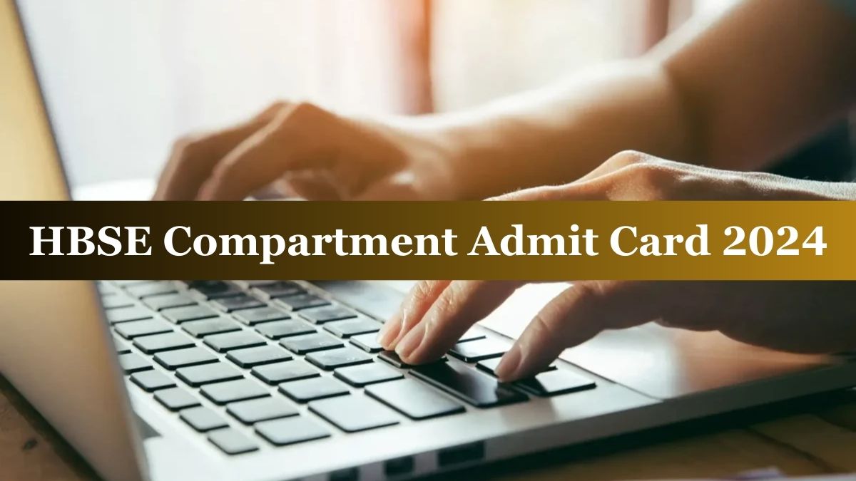 HBSE Compartment Admit Card 2024 Released at bseh.org