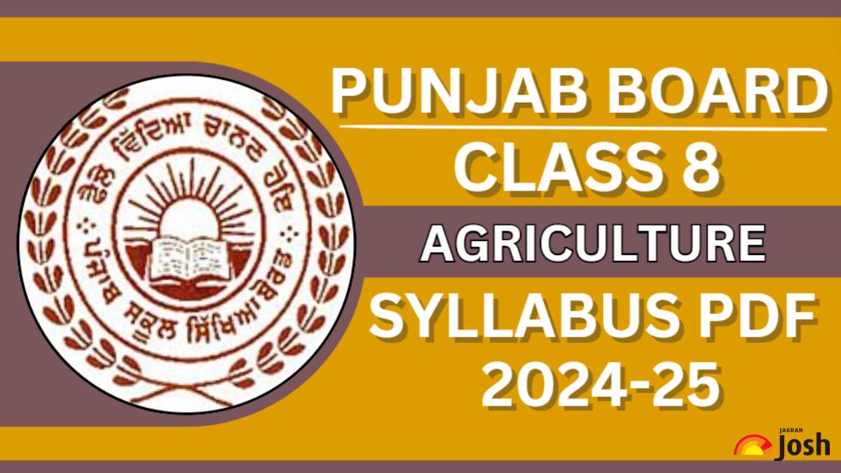 PSEB Class 8 Agriculture Syllabus 2024-25: Download PDF