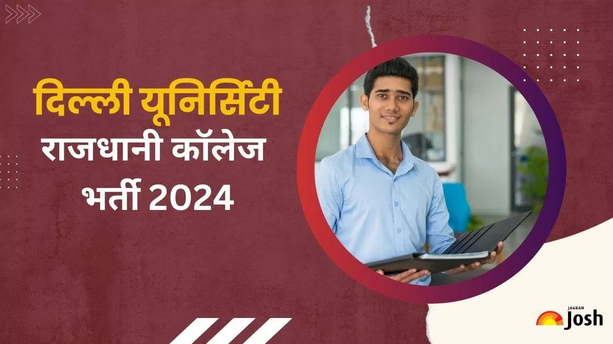 आप दिल्ली विश्वविद्यालय के राजधानी कॉलेज में असिस्टेंट प्रोफेसर के 62 पदों के लिए ऑनलाइन आवेदन कर सकते हैं।
