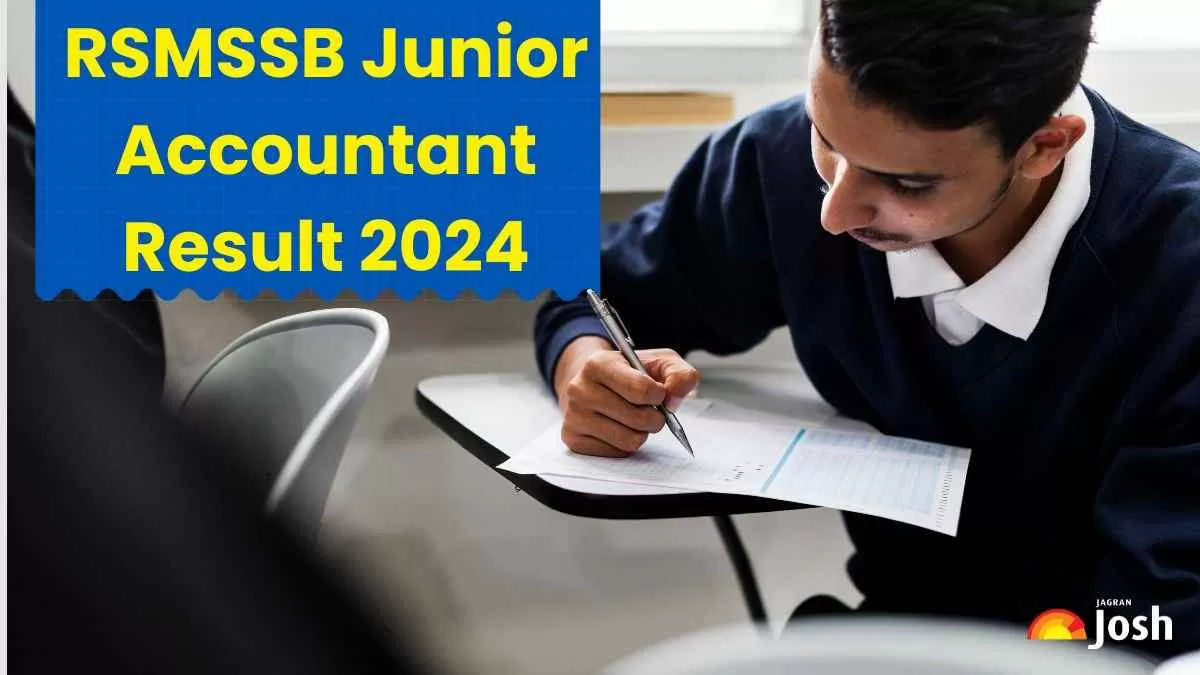 RSMSSB Junior Accountant Result 2024: आज जारी हो सकता है जूनियर अकाउंटेंट परीक्षा का परिणाम