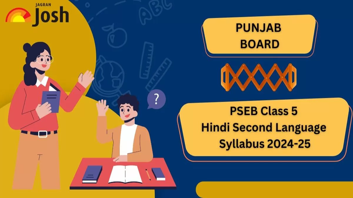 Punjab Board Class 5 Hindi (2nd Language) Syllabus 2024-25