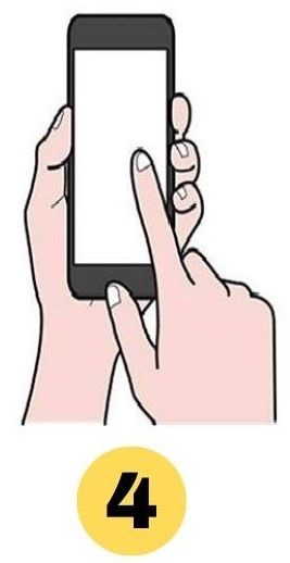 Holding Phone With One Hand And Using Index Finger Of Another Hand Personality Traits