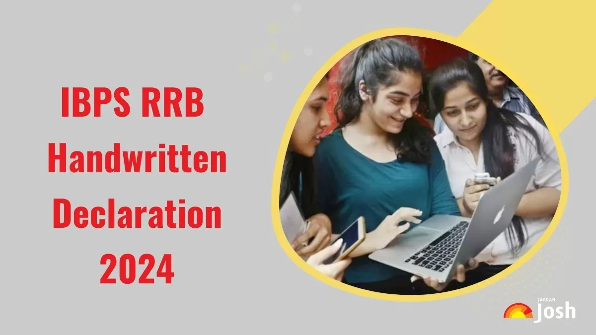 IBPS RRB Handwritten Declaration 2024