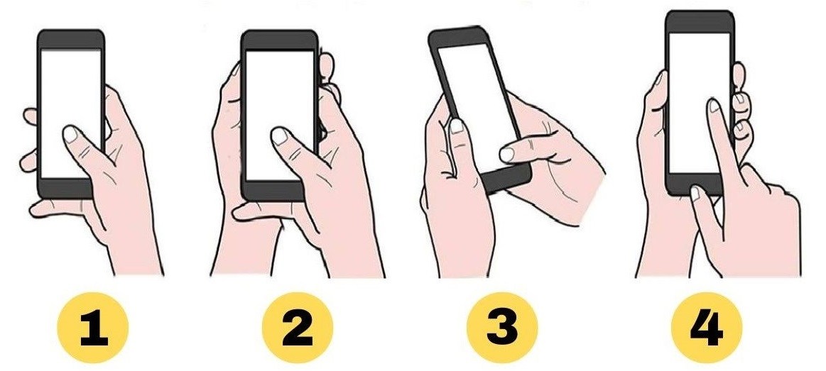 What Does The Way You Hold Your Phone Say About You