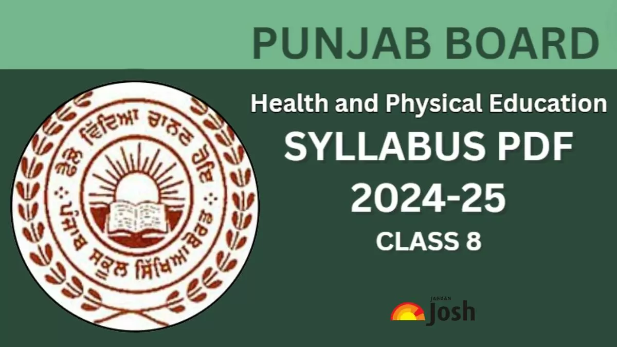 PSEB Class 8 Health And Physical Education Syllabus 2024-25: Download ...