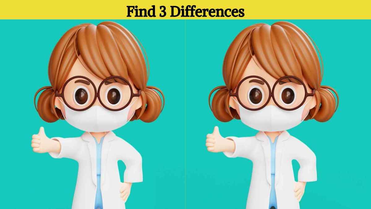 Find 3 differences between the nurse pictures in 10 seconds!
