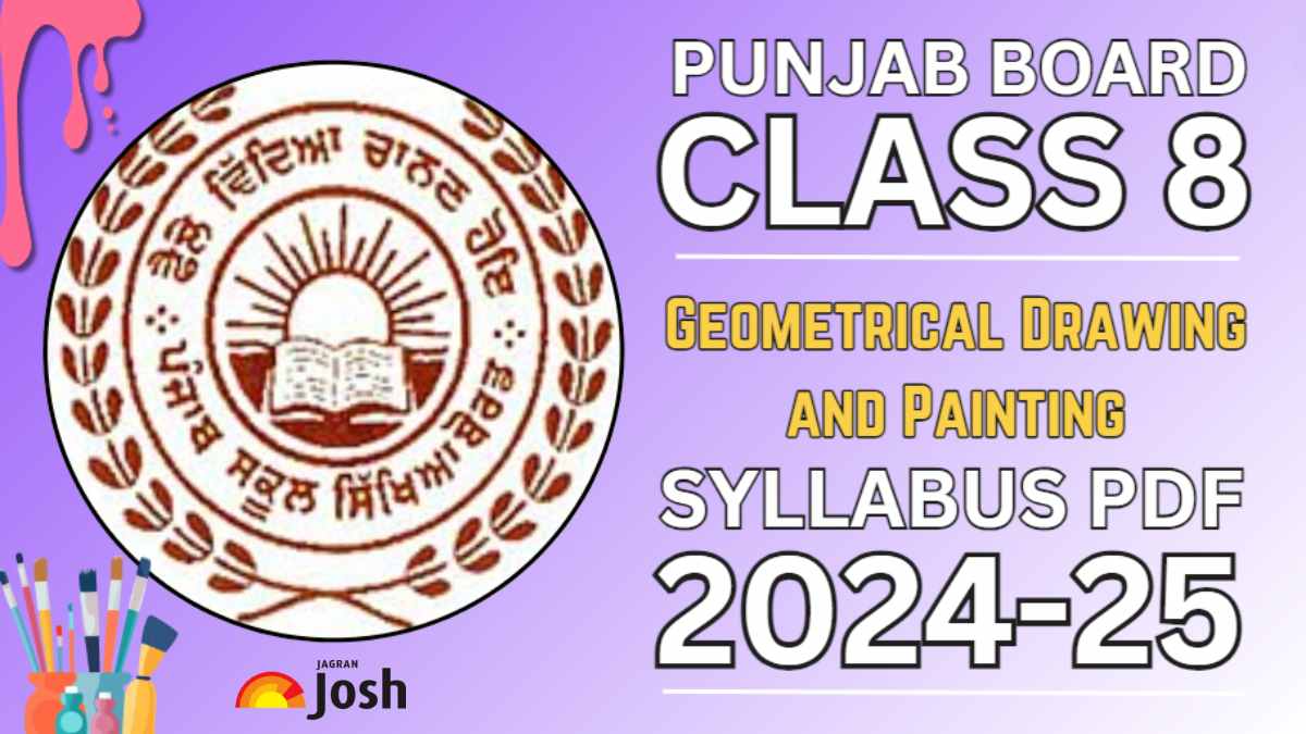 PSEB Class 8 Geometrical Drawing and Painting Syllabus 2024-25: Download PDF