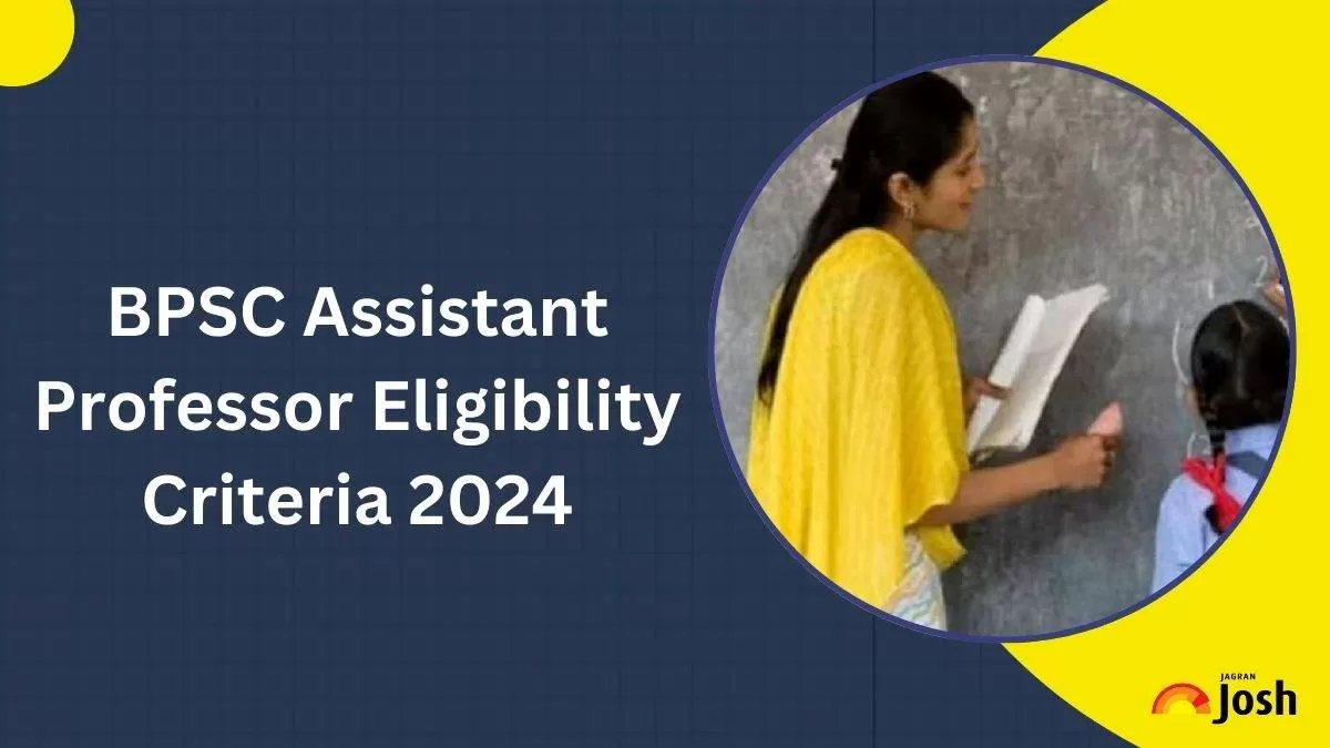 BPSC Assistant Professor Eligibility Criteria 2024