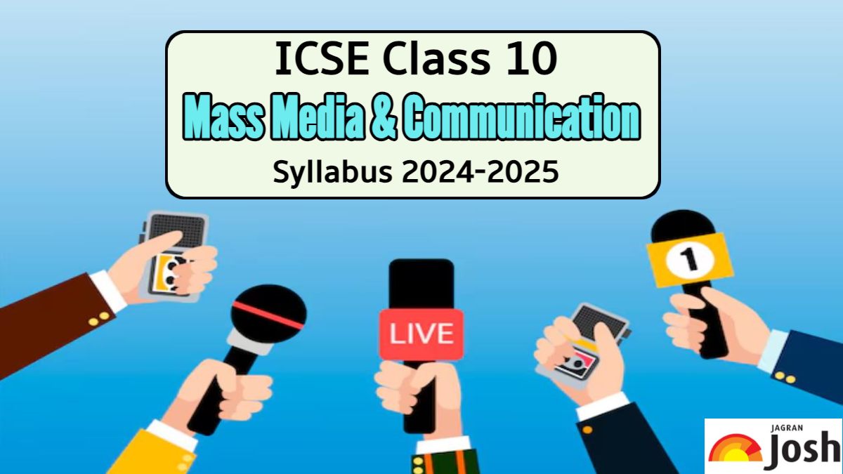 ICSE Class 10 Mass Media and Communication Syllabus 2024-25: Download in PDF