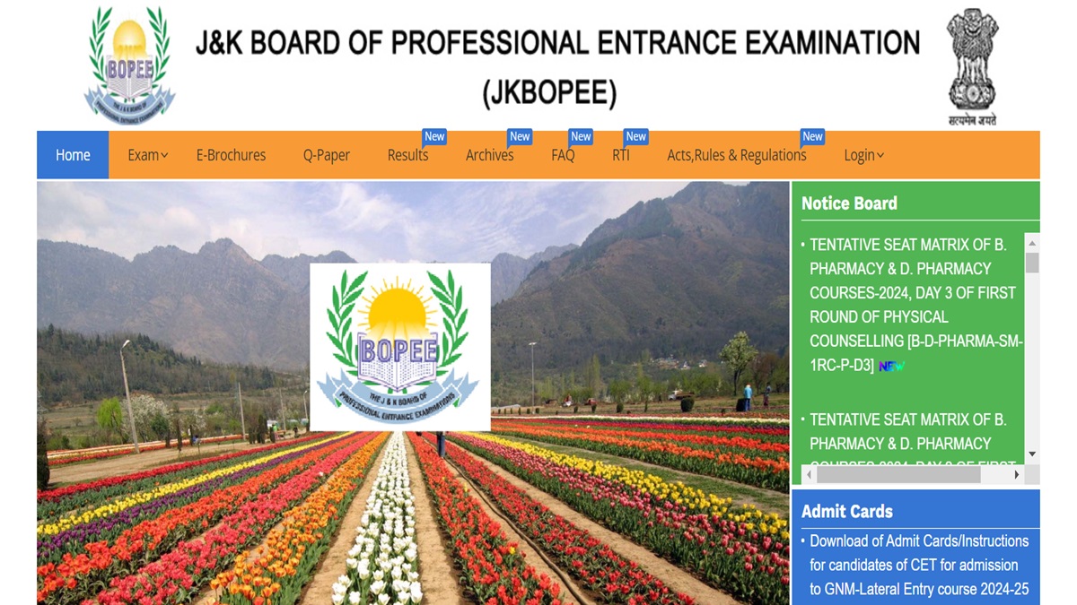 JKCET 2024 Counselling Admission Begin