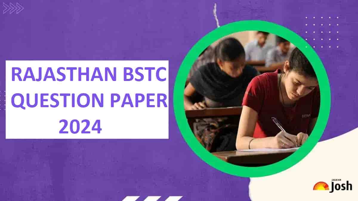 Rajasthan BSTC Pre Deled Question Paper 2024: Download Paper PDF Set Wise