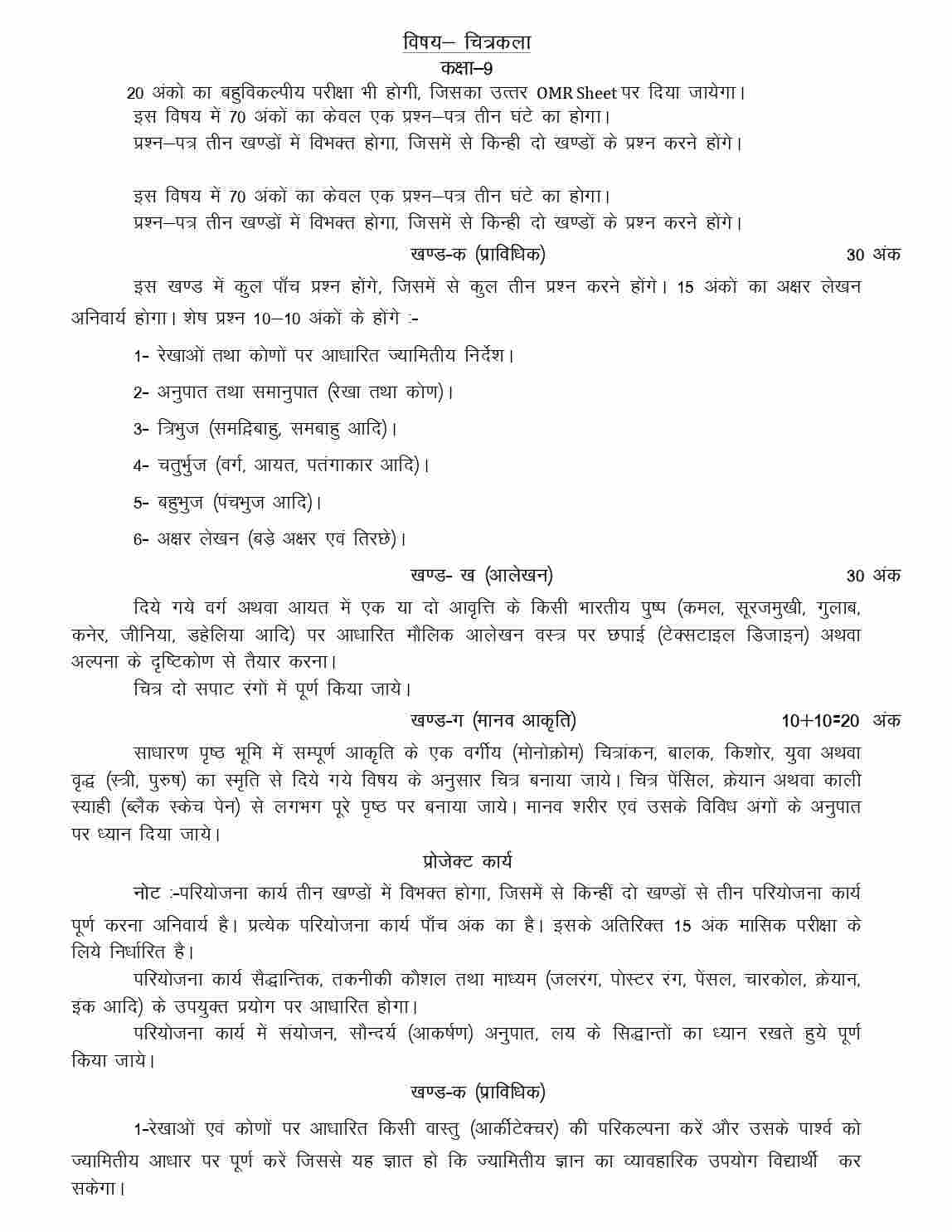 Up Board Class 9 Art Syllabus 2024 25 Download Now Up Board Class 9 Art Syllabus 2024 25 Download Now