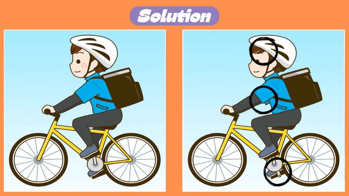 Find 3 Differences in 37 Seconds in This Cycling Scene