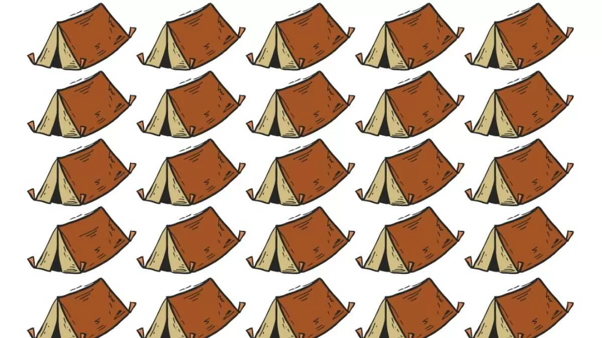 Can You Spot The Different Tent In This Picture?