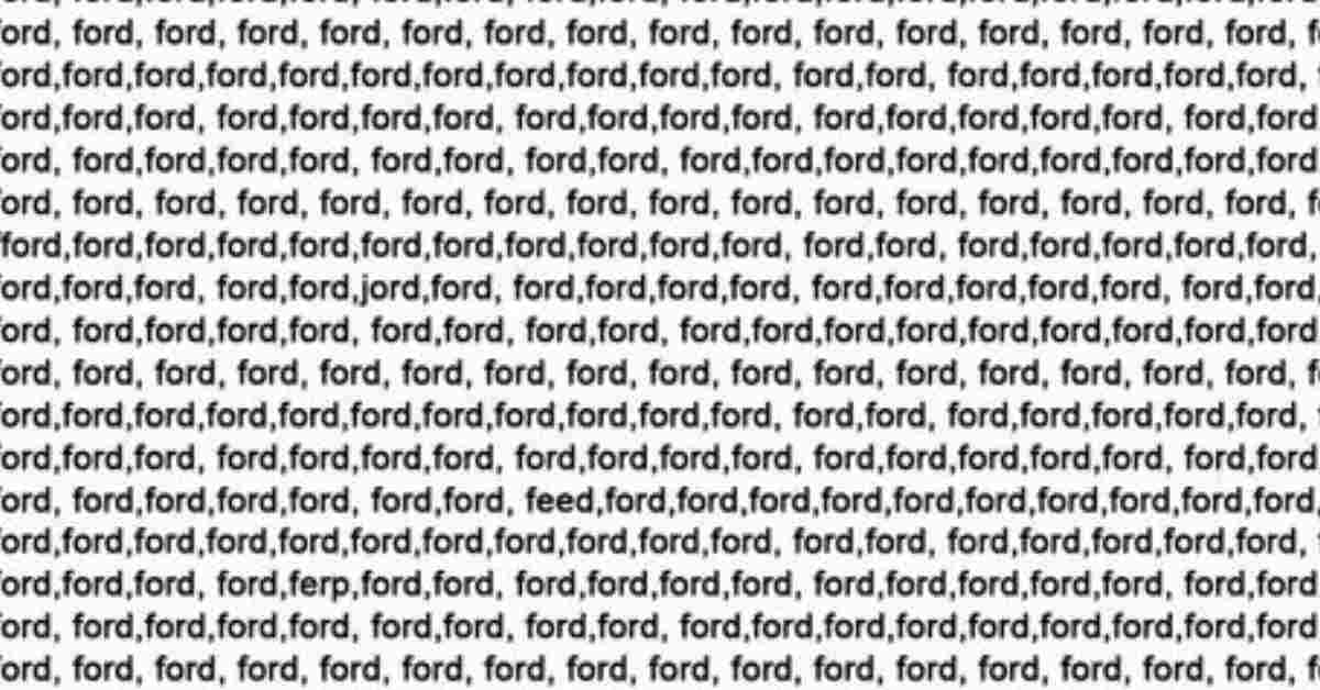 Brain Teaser: Think You're Sharp? Find the Secret Word "Jeep" in This Puzzle in 17 Seconds