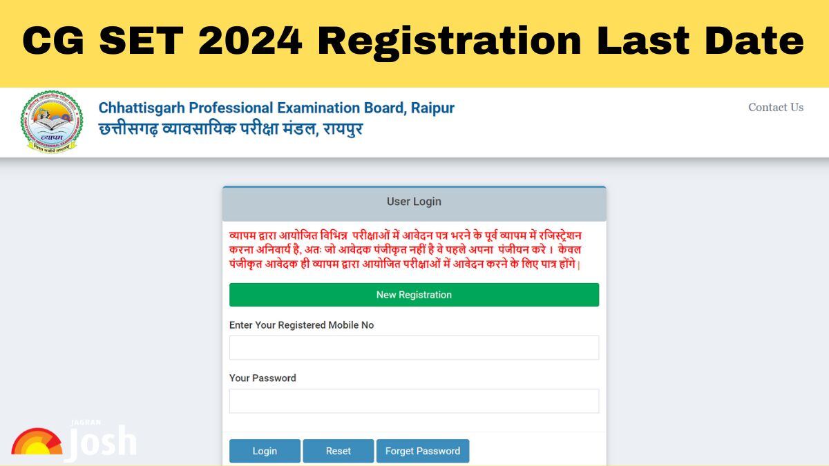 CGSET Registration 2024 Closing on June 9, Find Direct Apply Online Link Here