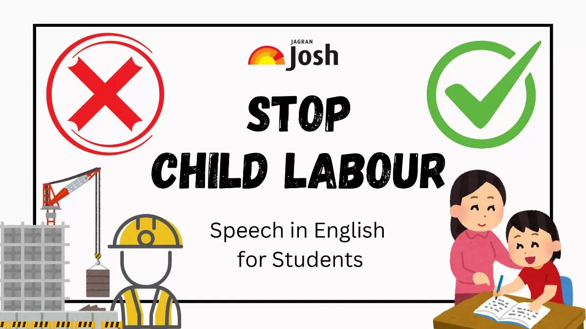 World Day Against Child Labour day speech in English for students. 