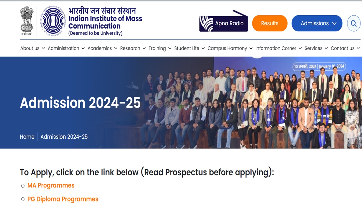 IIMC Admissions 2024 Application Deadline Extended to June 15, Click on