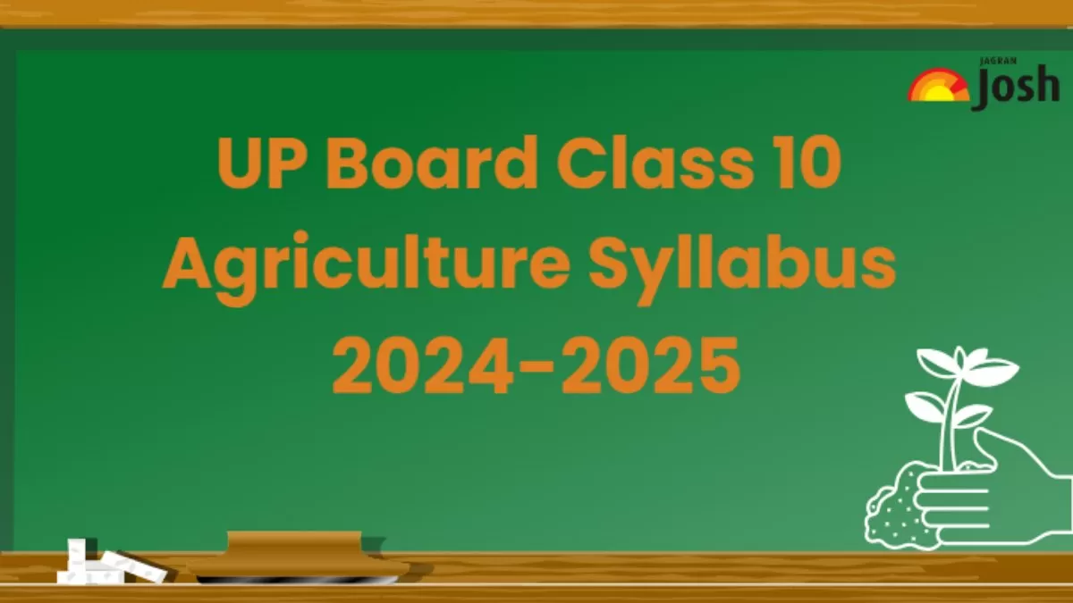  Download UP Board Class 10th Agriculture Syllabus 2025 PDF