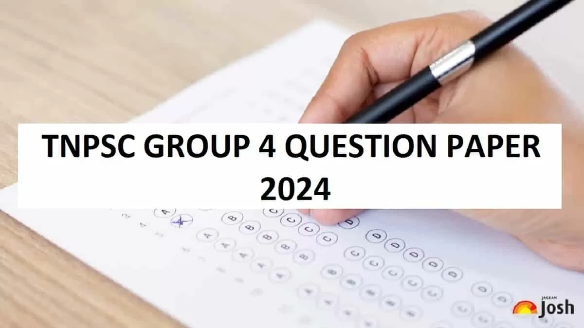 TNPSC Group 4 Question Paper 2024: Download Prelims Unofficial Answer ...