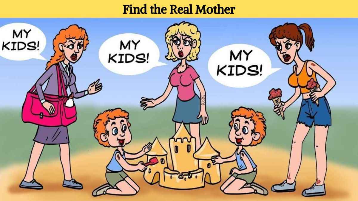 Picture Puzzle IQ Test: Find the baby’s real mother in 6 seconds!