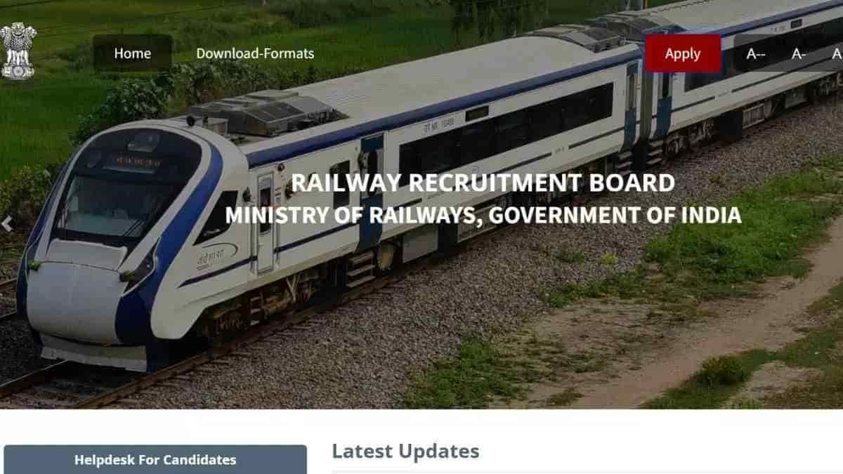 RRB Technician Recruitment 2024 Notification: Registration Started For ...