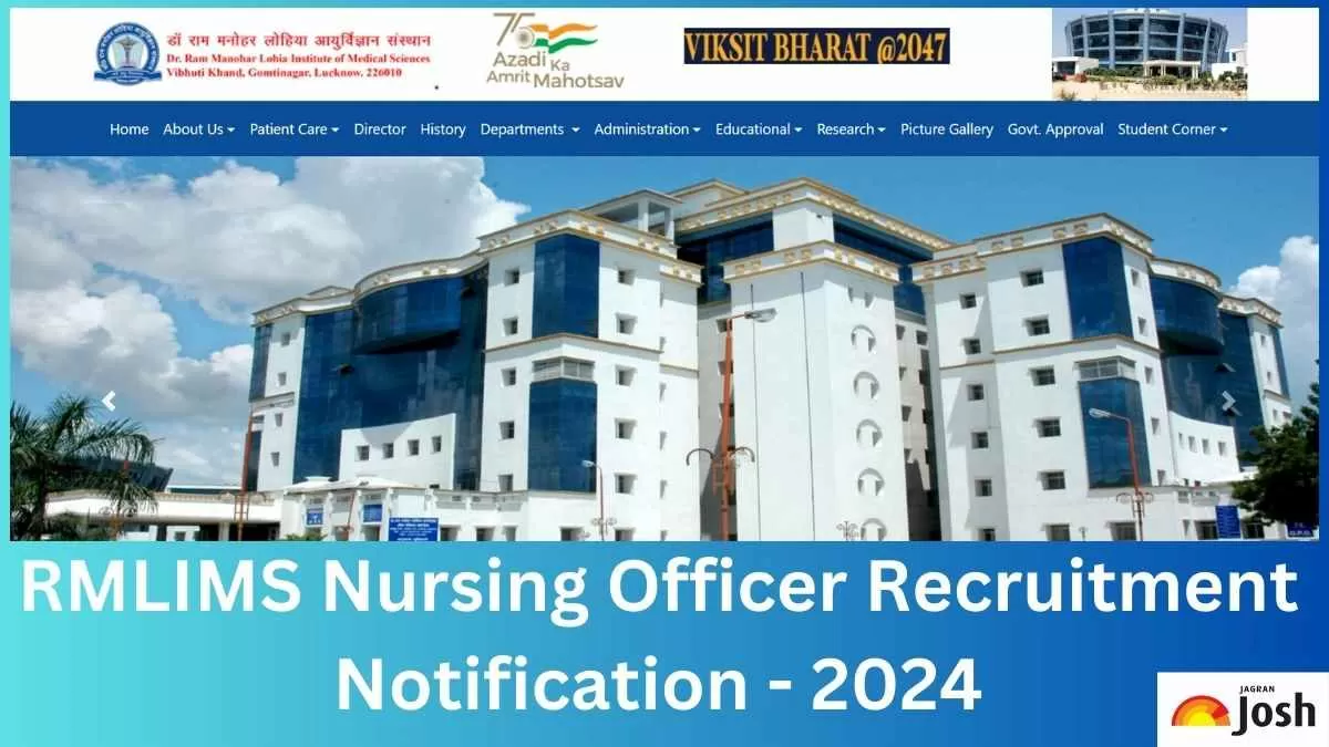 RMLIMS Nursing Officer Recruitment 2024