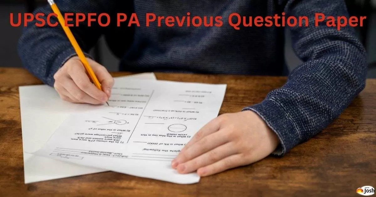 EPFO Personal Assistant Previous Year Paper