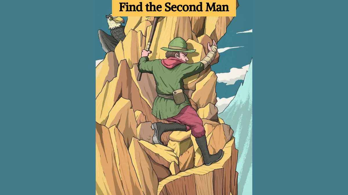 Test your visual skills by finding the second man in the picture in 6 seconds!