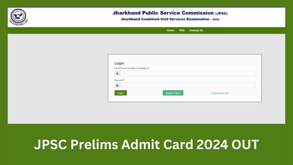जेपीएससी संयुक्त सिविल सेवा प्रारंभिक परीक्षा एडमिट कार्ड 2024 आधिकारिक वेबसाइट jpsc.gov.in से डाउनलोड करें