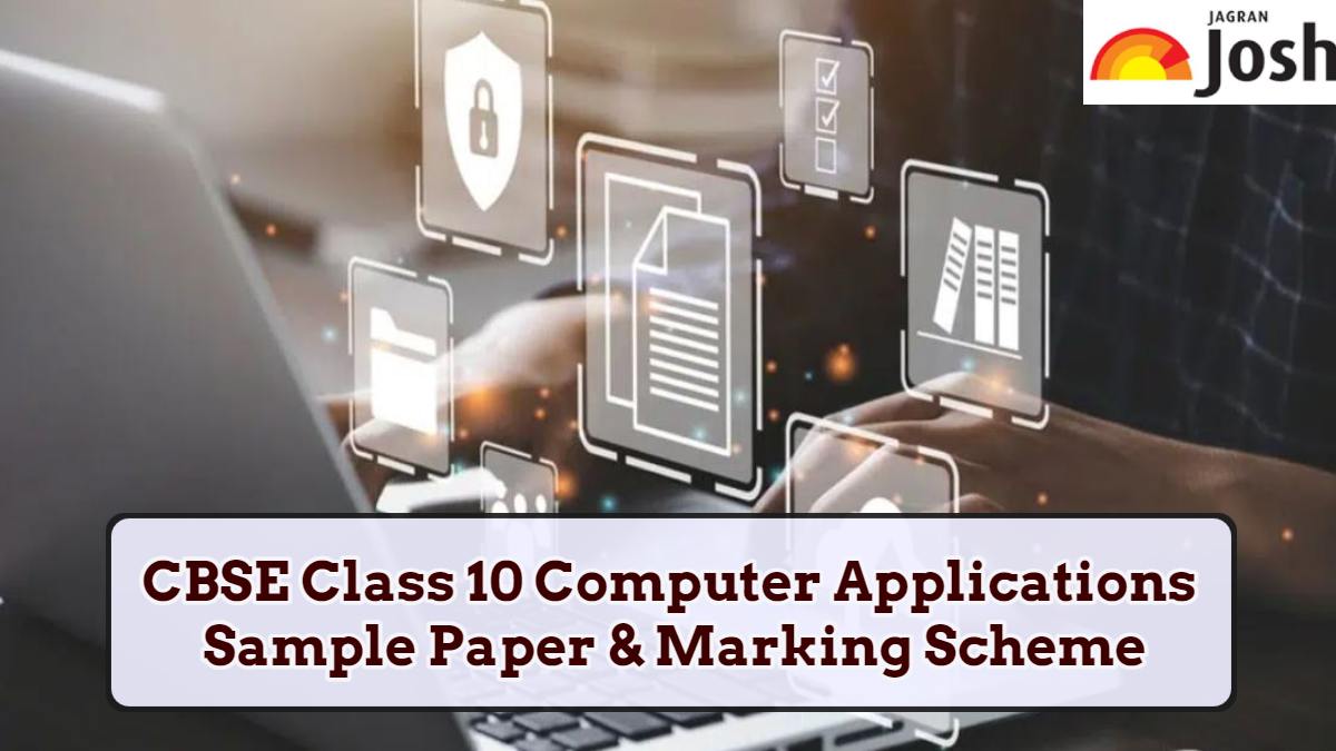 CBSE Class 10 Computer Applications Sample Paper 2024 PDF