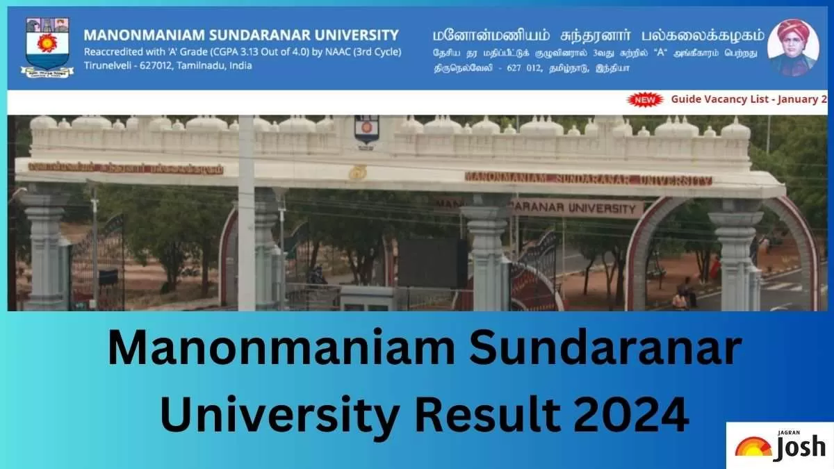 MS University Result 2024 OUT at msuniv.ac.in; Direct Link to Download