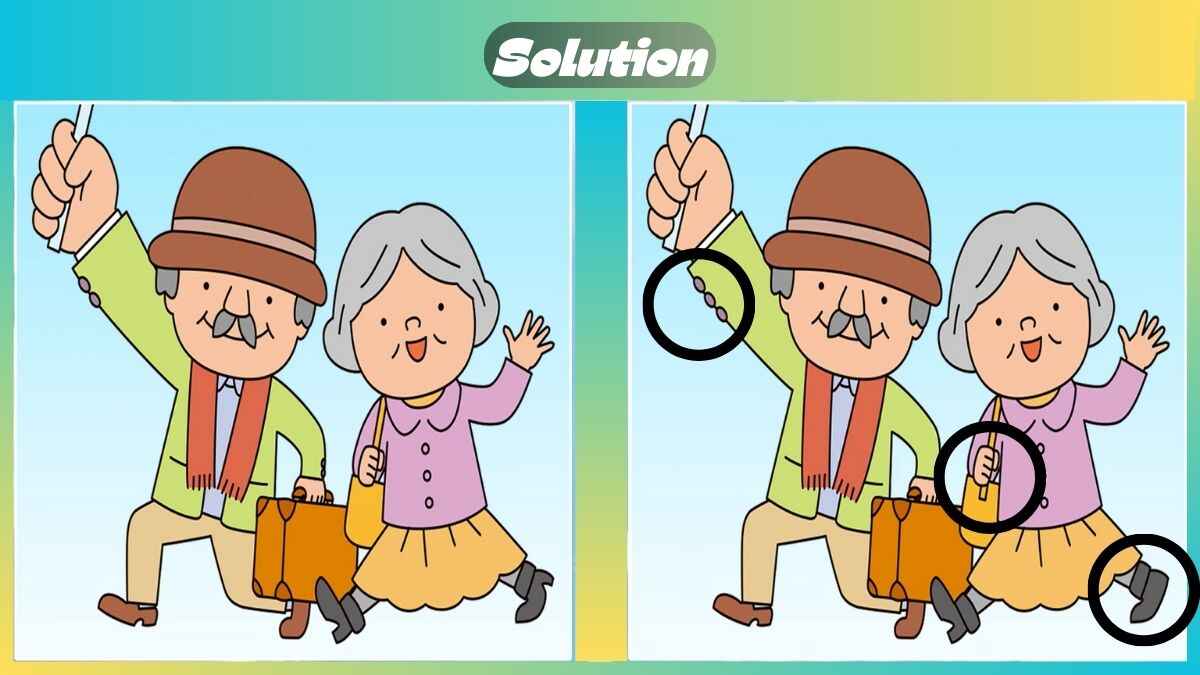 Find 3 Differences In 31 Seconds In Old Couple Scene