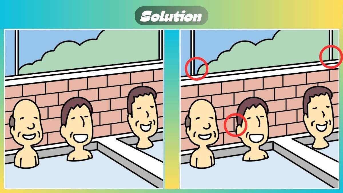 Find 3 Differences In 52 Seconds In Sauna Bathing Scene