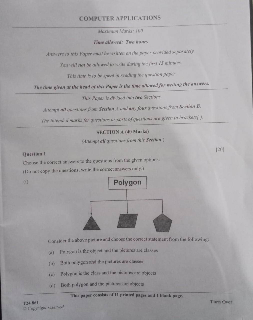 ICSE Class 10 Computer Applications Paper Analysis 2024 with Question ...