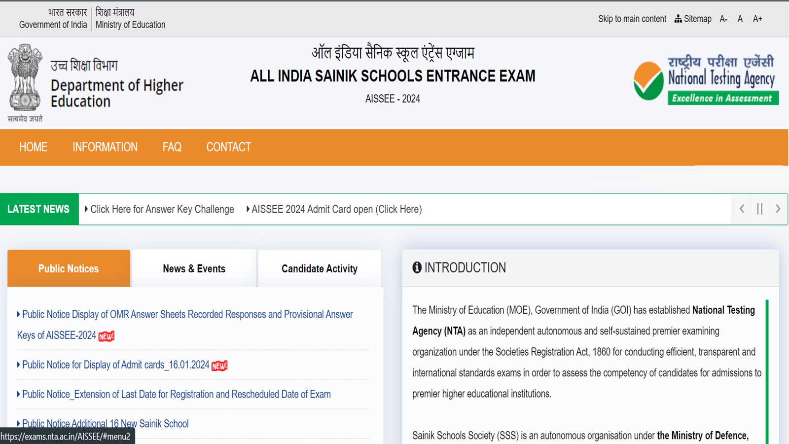 Sainik School AISSEE Result 2024 Out Live: How to Check AISSEE Class 6 ...