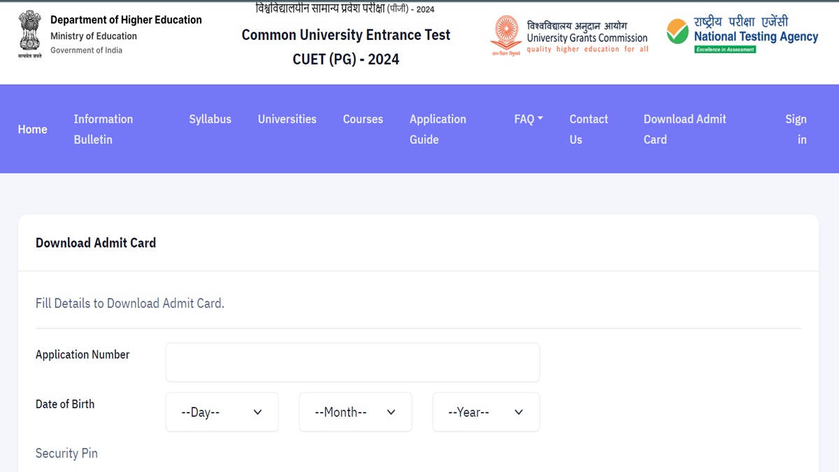 CUET PG 2024 Admit Card NTA Released Hall Tickets for March 16 Exam