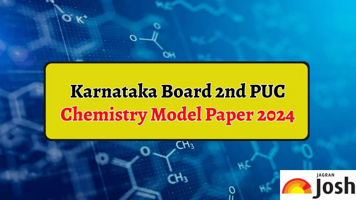 Download Karnataka 2nd PUC Chemistry Model Question Paper 2024 in PDF