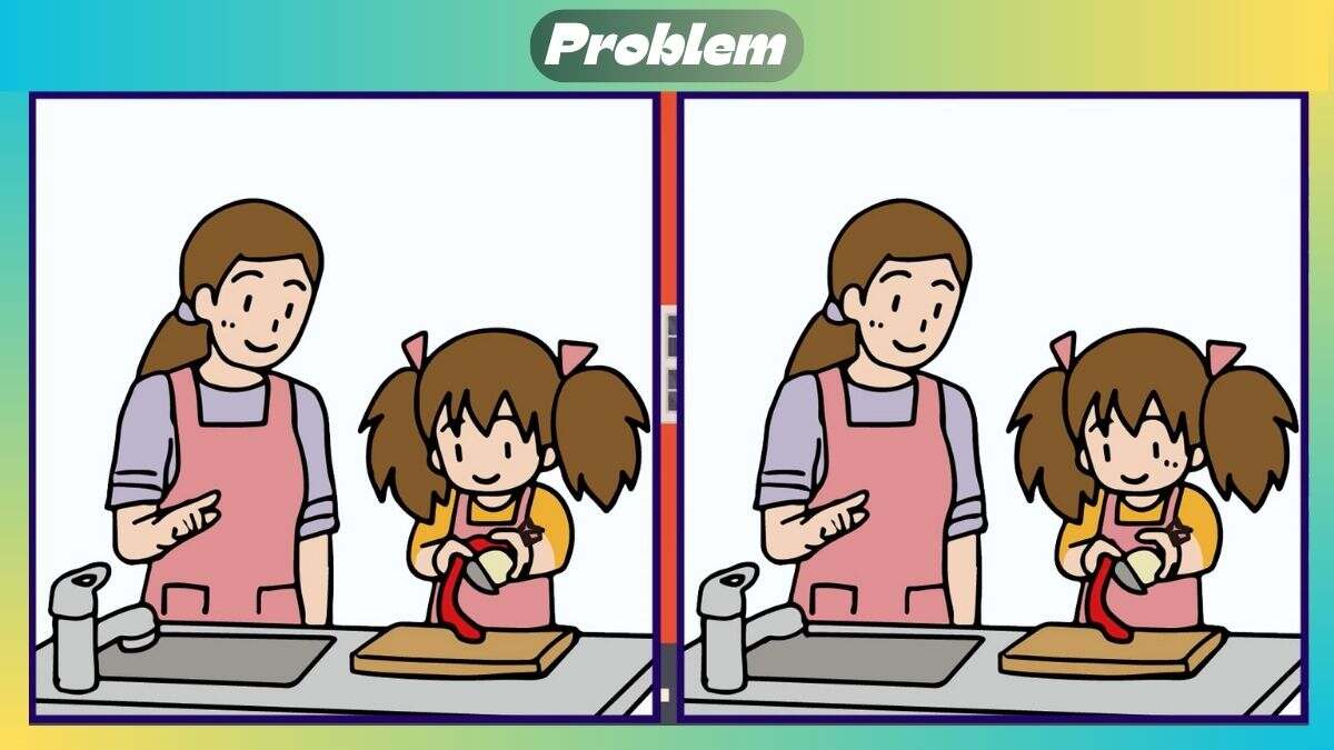 Find 3 Differences In 32 Seconds In Daughter Learning Cooking Scene