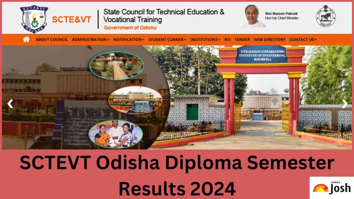 SCTEVT Result 2024 OUT at sctevtodisha.nic.in; Direct Link to Download Diploma Summer Session Marksheet