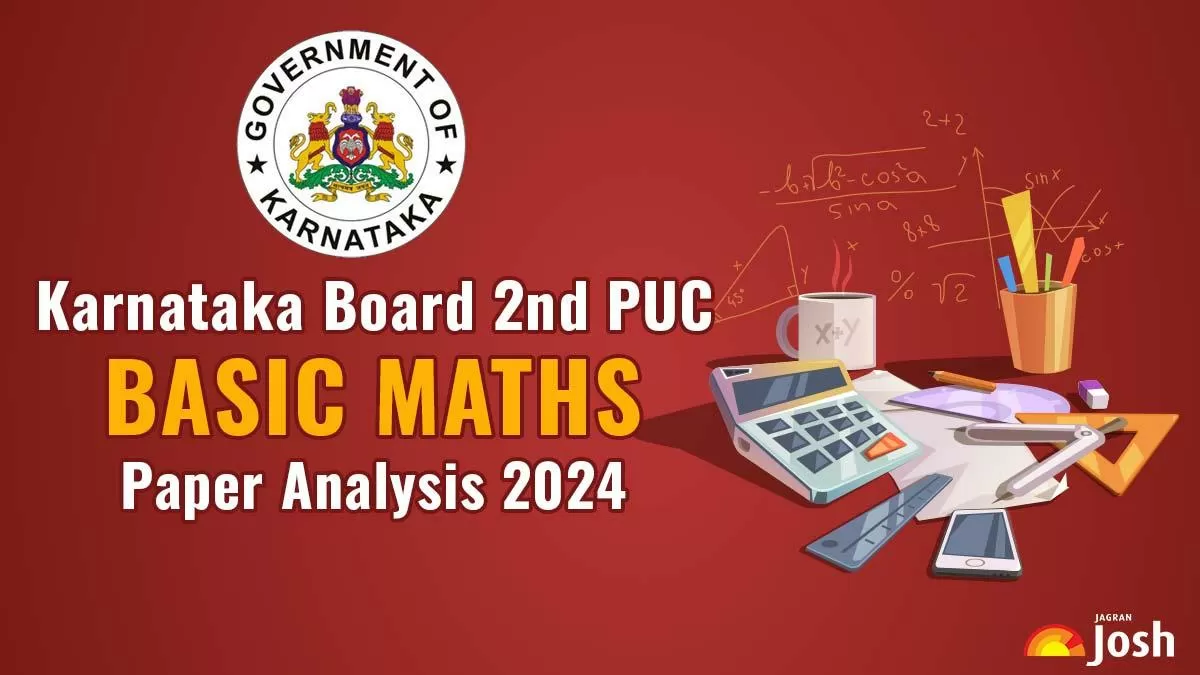 Karnataka Board 2nd PUC Basic Maths Exam Analysis 2024