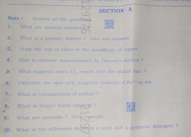 AP Inter 2nd Year Chemistry Paper Analysis 2024 With Question Paper PDF ...