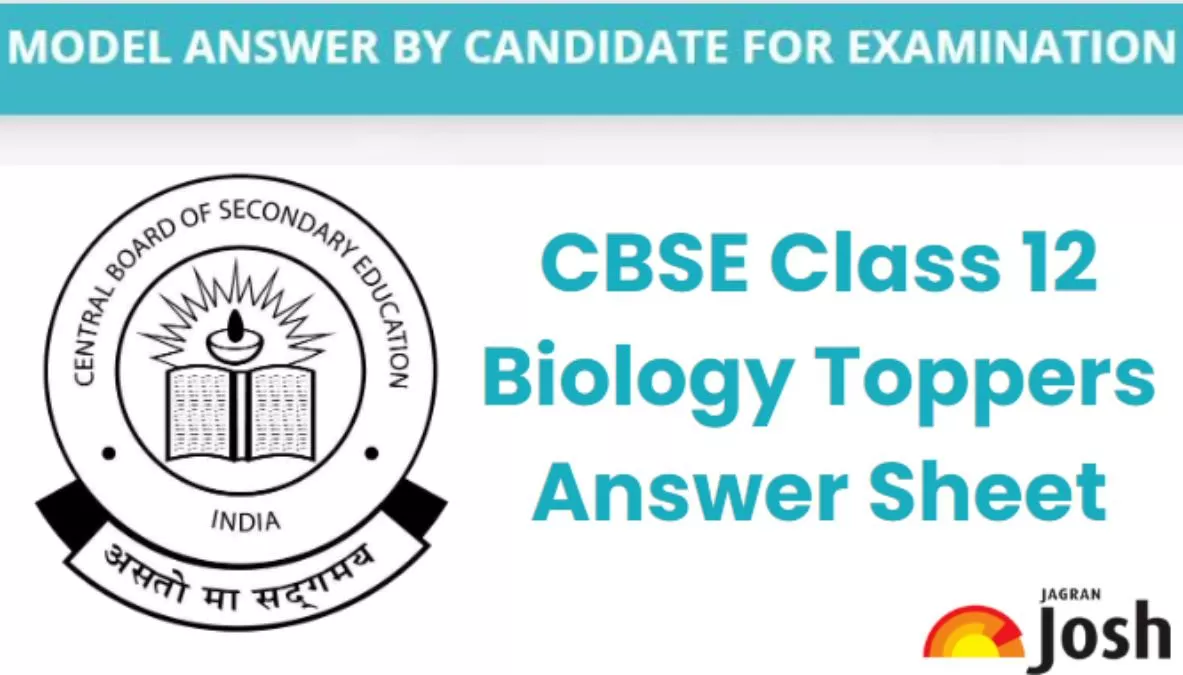Download Here Class 12 Biology Answer Sheet by CBSE Topper