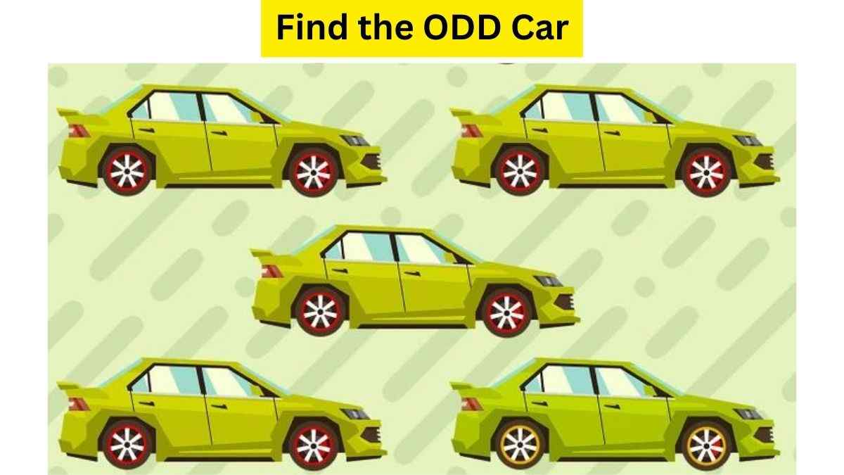 Only 5% Of Genius Can Find The Odd Car Hidden In The Picture Within 5 Seconds. Good Luck!