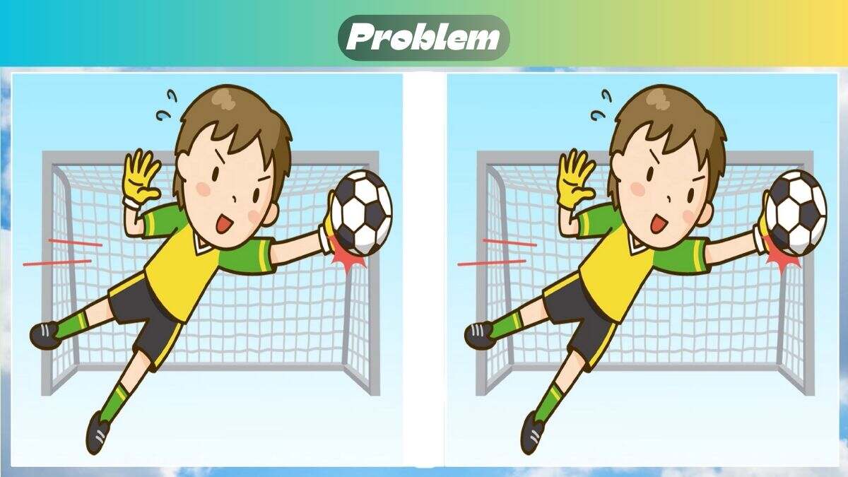 Find 3 Differences In 35 Seconds In Goalkeeping Scene