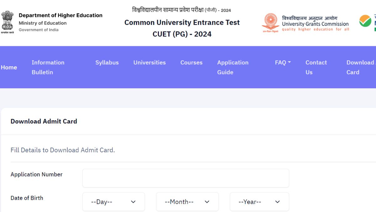 CUET PG 2024 Admit Card Released