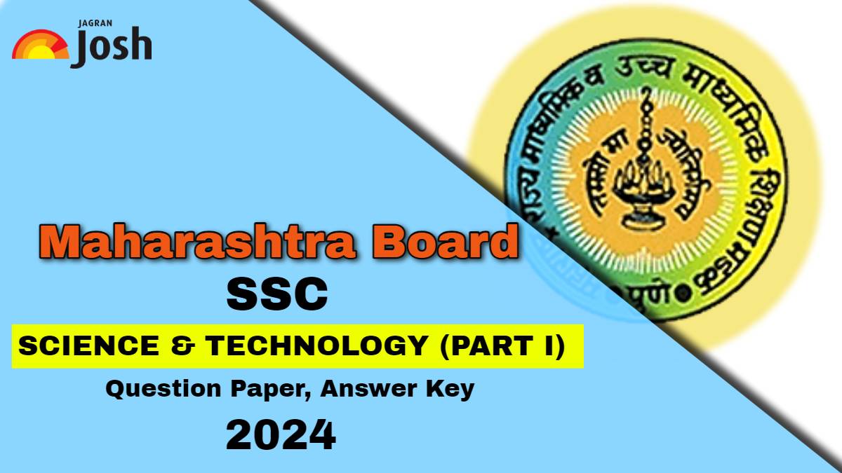 Maharashtra Board SSC Science and Technology 1 Question Paper 2024 PDF