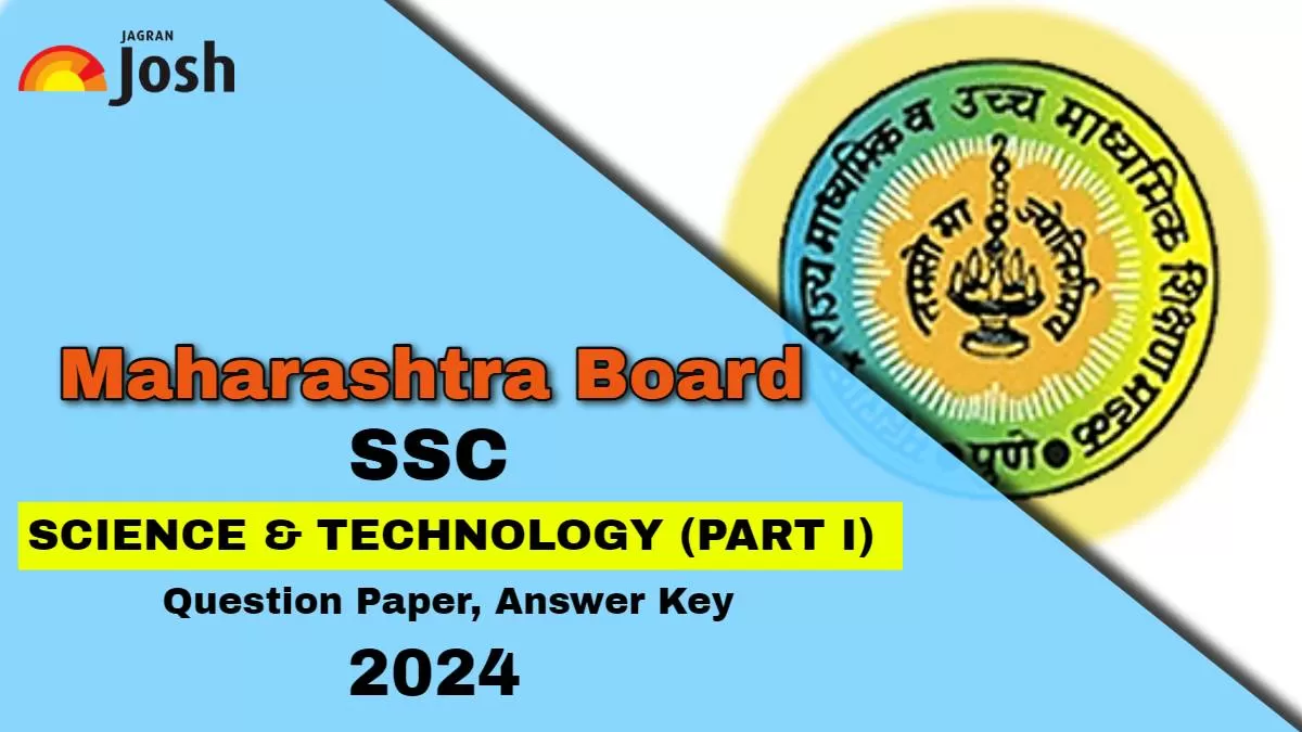 Maharashtra Board SSC Science And Technology 1 Question Paper 2024 PDF ...