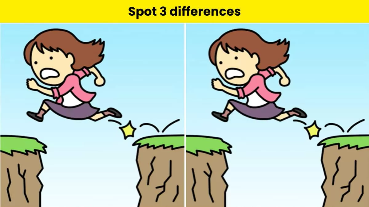Spot 3 differences in 12 seconds